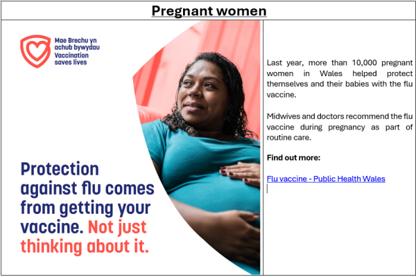 Flu Vaccination (pregnant women)